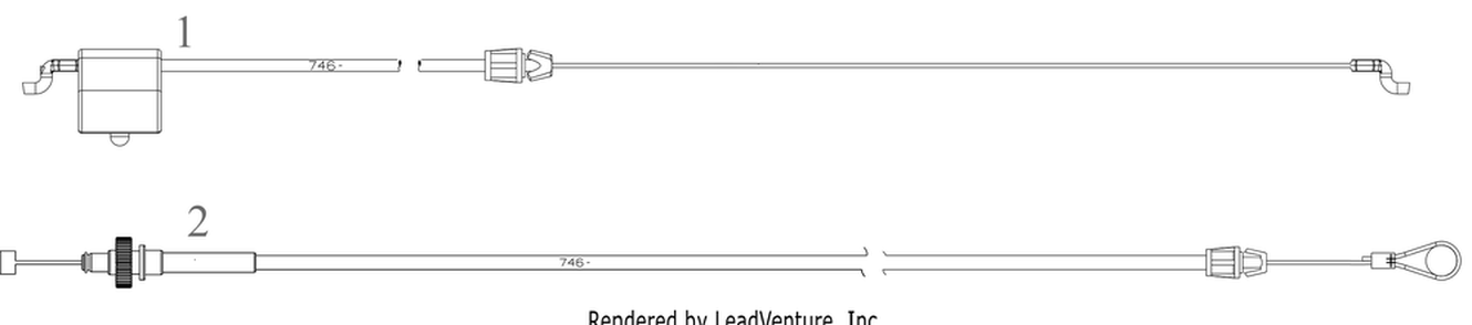 Cables Diagram and Parts List for SC500K (12AVP2KL710)(2023) Cub Cadet Lawn Mower